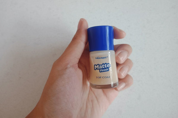 daiso matte nail polish top coat