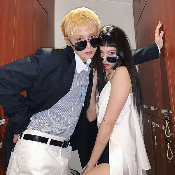 hyuna and edawn korean celeb couple pic