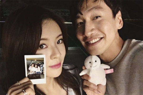 lee kwang soo and lee sun bin korean celeb couple