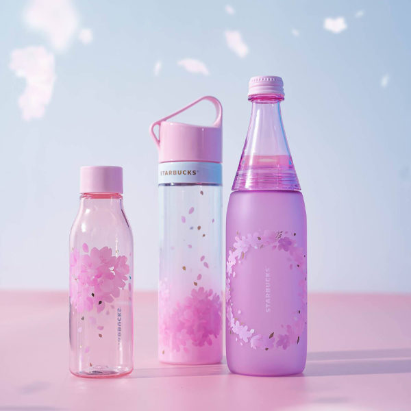 starbucks sakura 2021 clear bottles