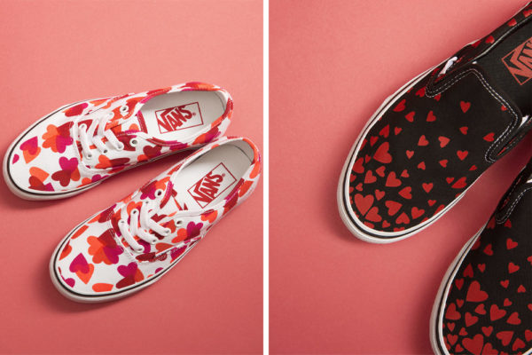 vans valentine slip on