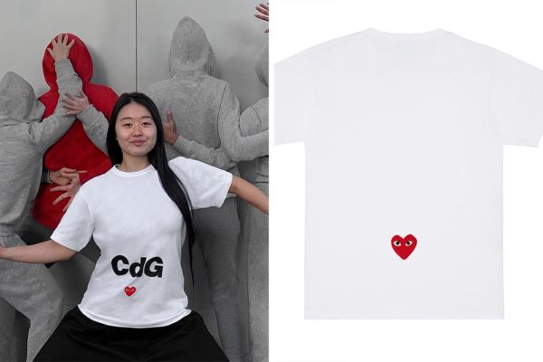 Comme des garcons shop nike t shirt