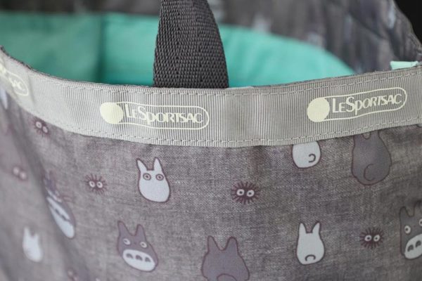 lesportsac totoro grey closeup