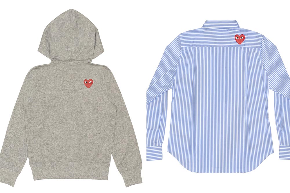 comme des garcons play nike