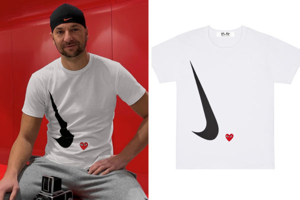 comme des garcons play nike