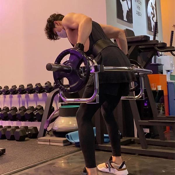 Song Kang Working Out 