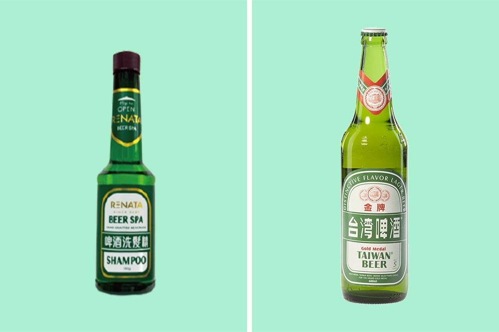 Taiwan Beer Bottle Shampoo