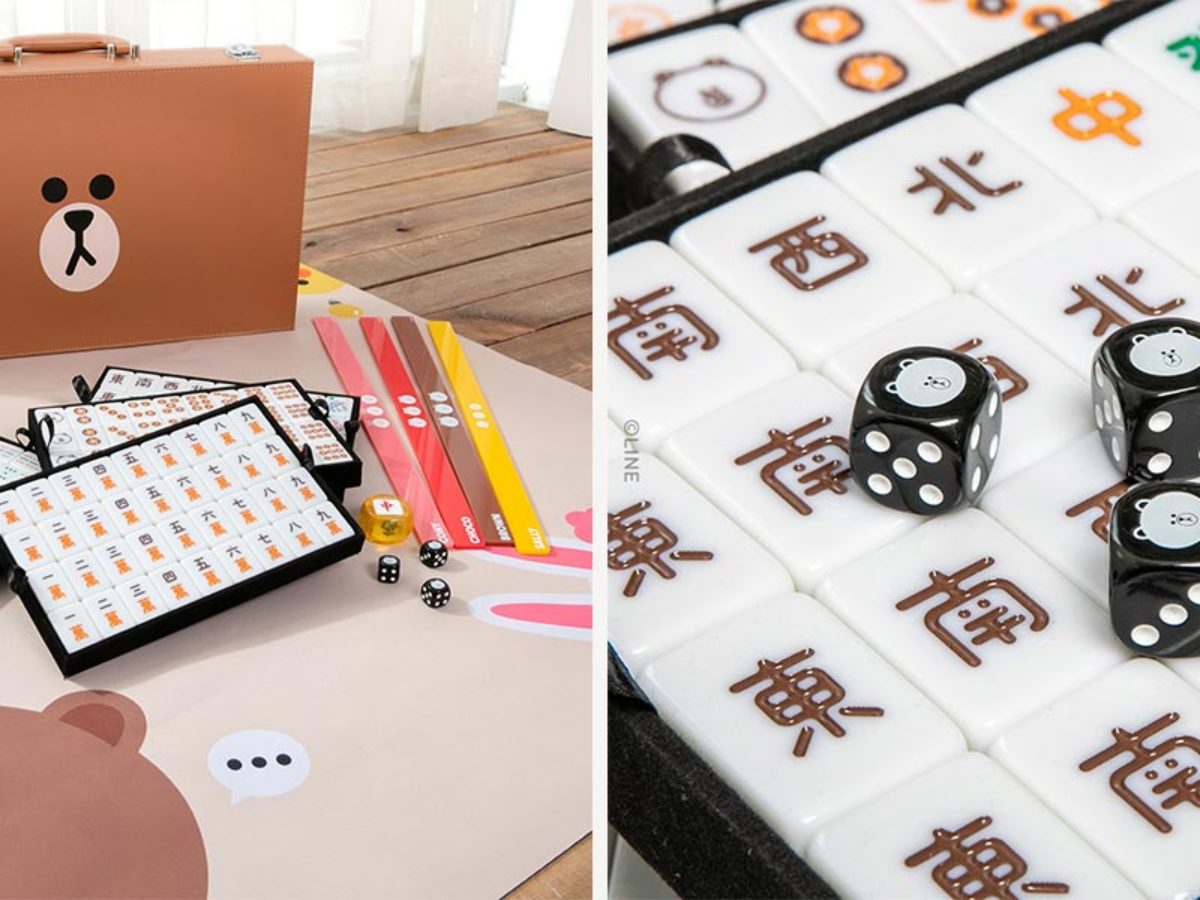CustoMy Mahjong - Aww! Look at this adorable Line Friends