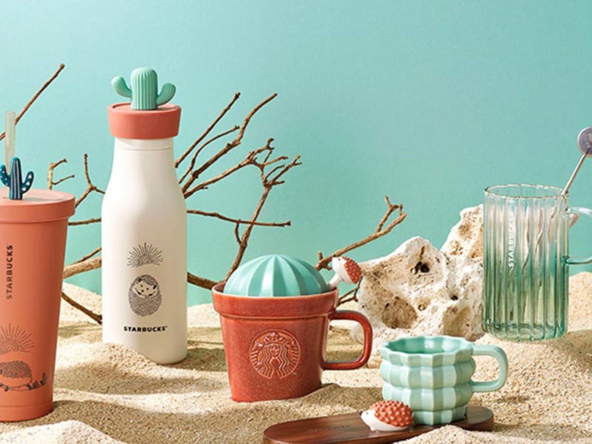 Starbucks Released Bright Happy Giraffe Drinkware Collection