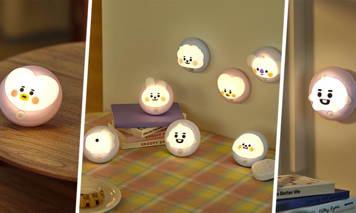 These BT21 Night Lights Have Motion Sensors To Easily Leave Them “On”