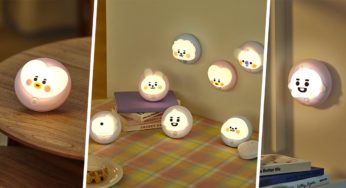 These BT21 Night Lights Have Motion Sensors To Easily Leave Them “On” And Accompany You At Night