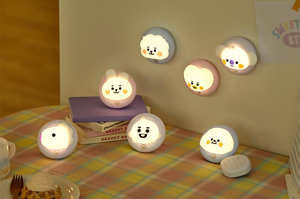 BT21 Night Lights Designs 