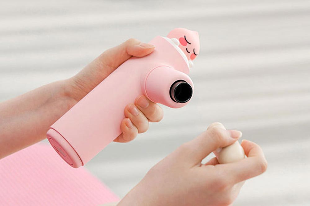 Kakao Friends Massage Gun Head Changing