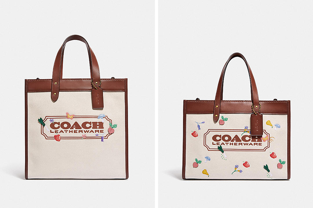 COACH Field Small Color Blocked Leather Tote | Bloomingdale's
