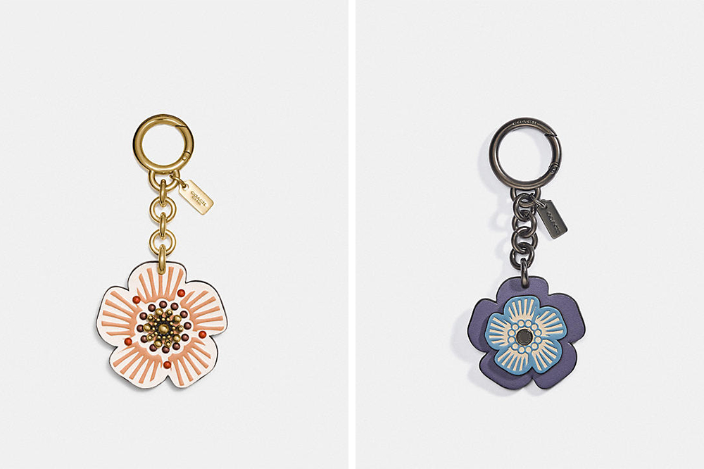 Coach, Accessories, Coach Flower Keychain