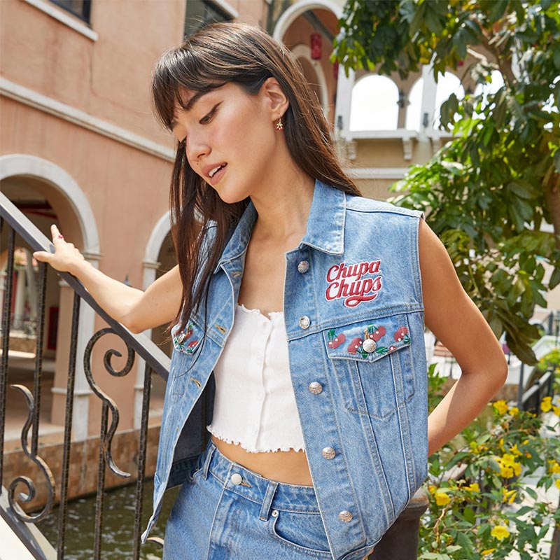 Pomelo Chupa Chups Denim Vest