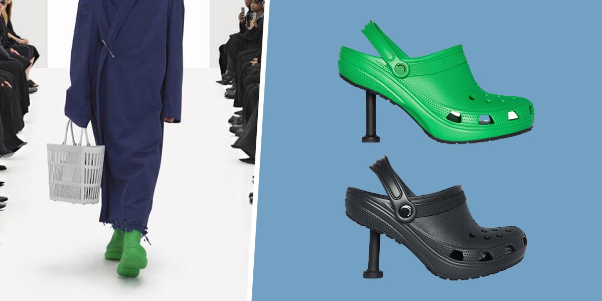 Buy > balenciaga crocs high heels > in stock