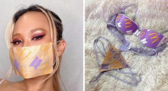 This Model Customised The McDonald’s BTS Meal Into Face Masks & Lingerie So You Can Be The Snacc Instead