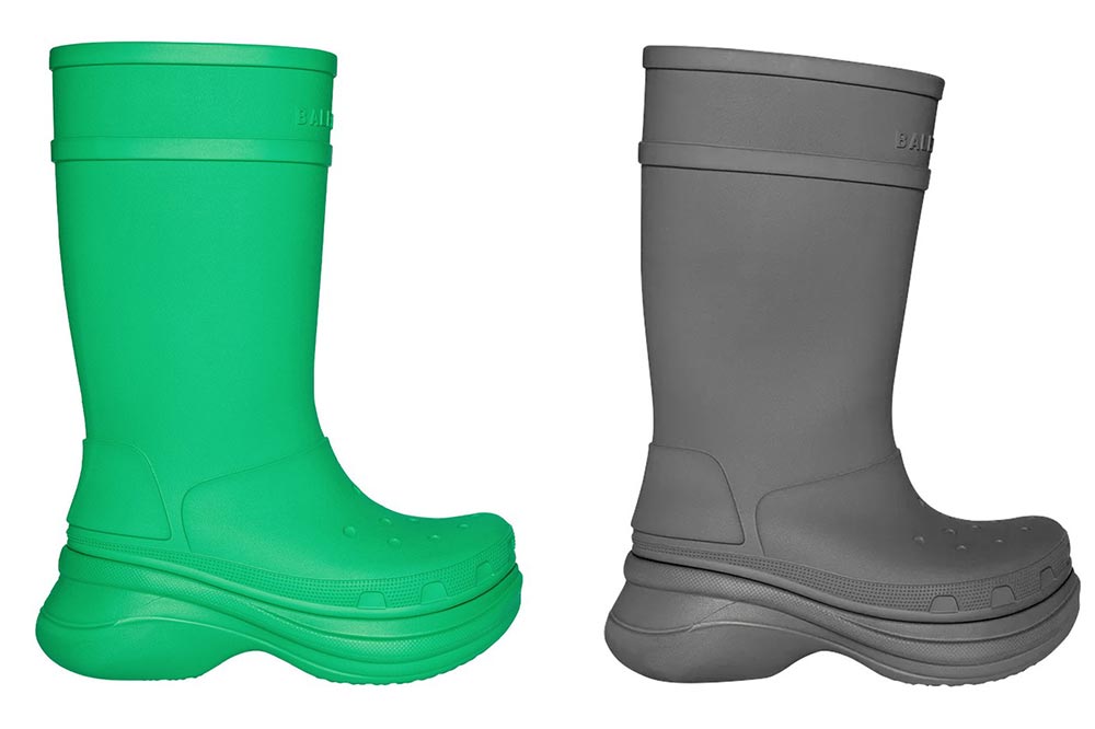 Balenciaga Crocs Rainboots