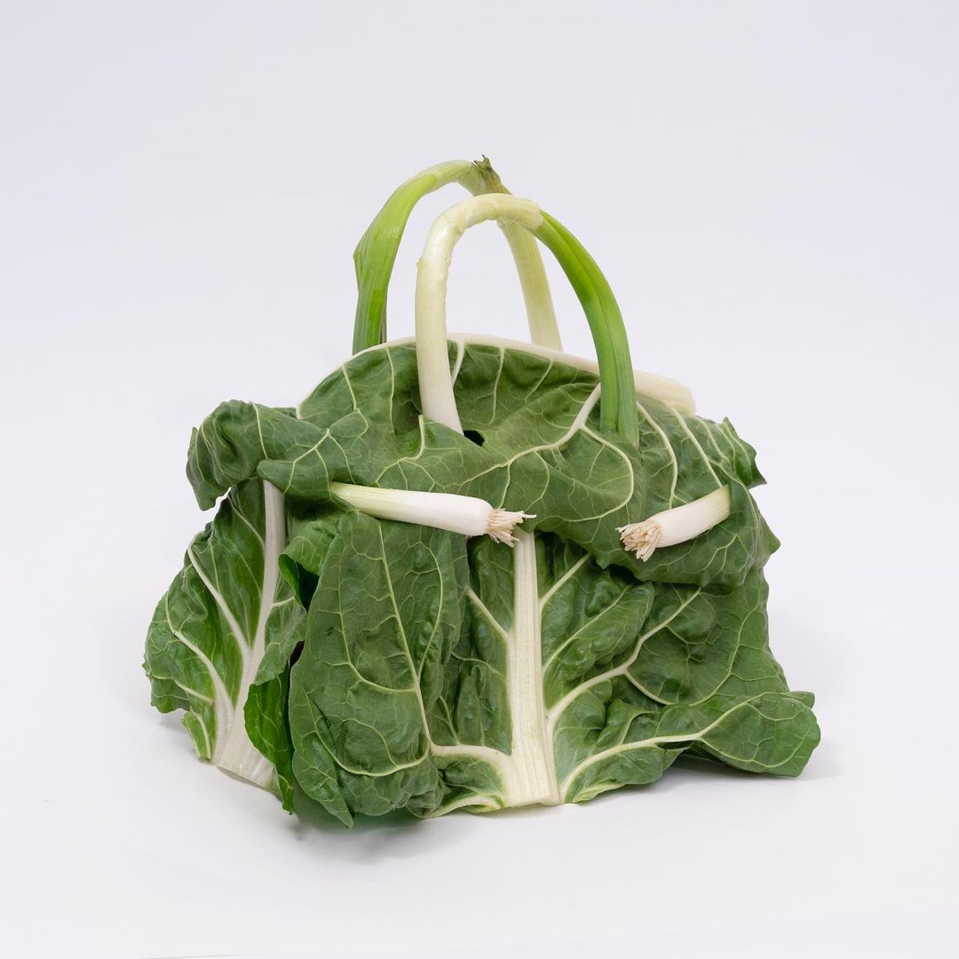 hermes vegetable bag - cabbage