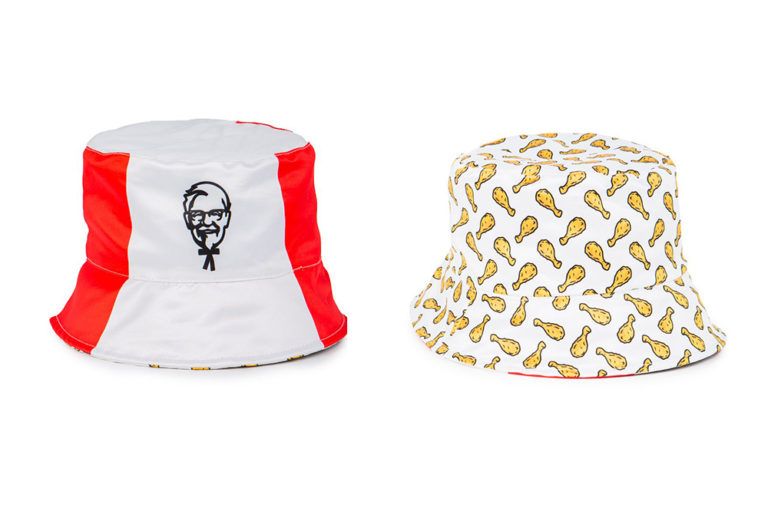 KFC UK Has Launched Bucket Hats & More Fried ChickenThemed Merch