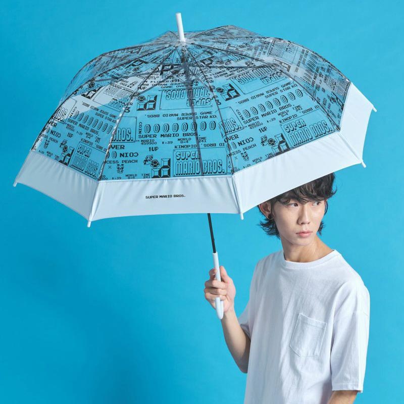Super Mario Umbrellas Logot Text