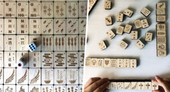 This Artist Handmakes Mahjong Tiles Out Of Wood, Designs Include Lok Lok & Kueh Lapis