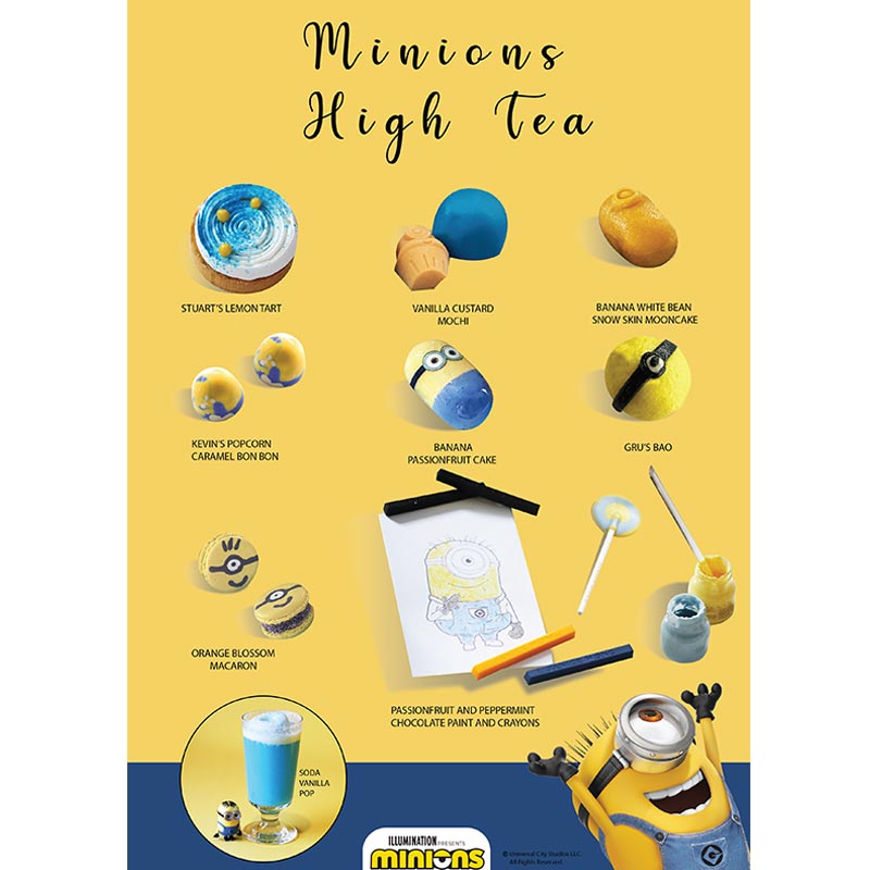 Minions High Tea Menu 