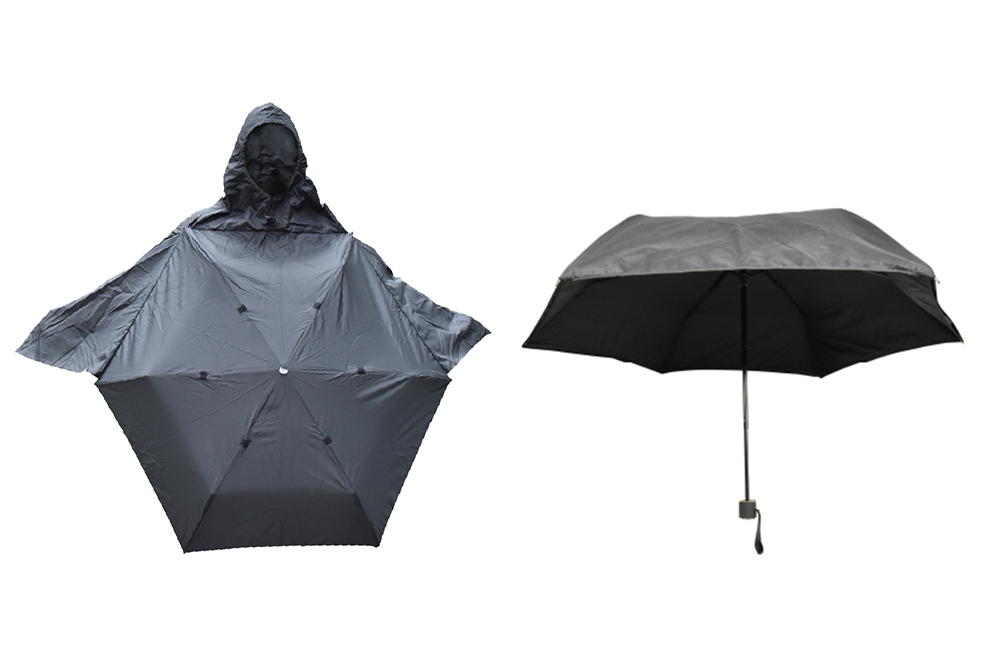 wearable umbrella raincoat