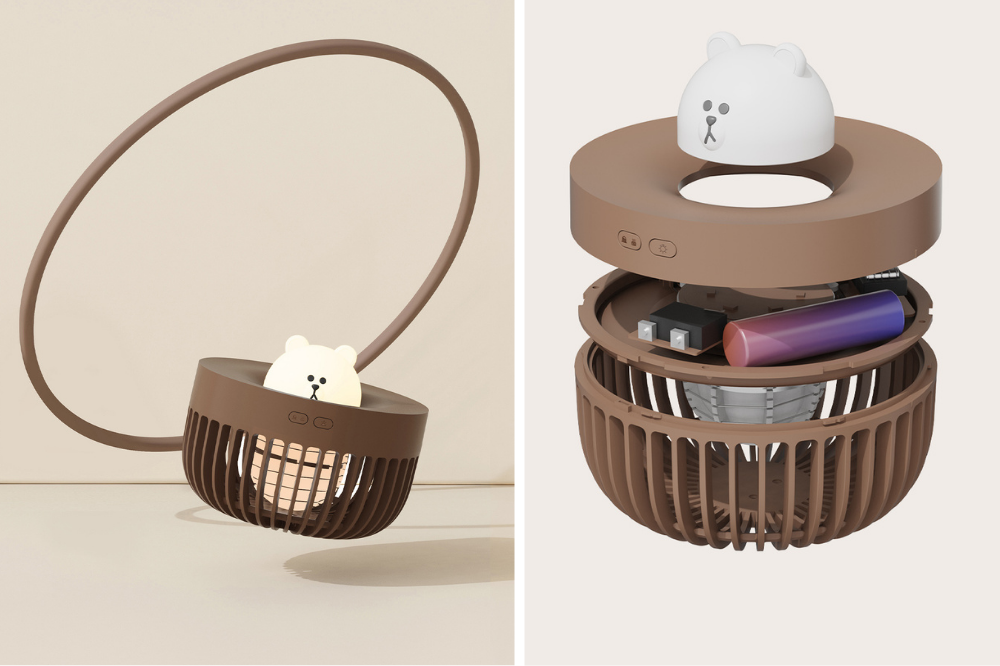 LINE FRIENDS Brown Lamp