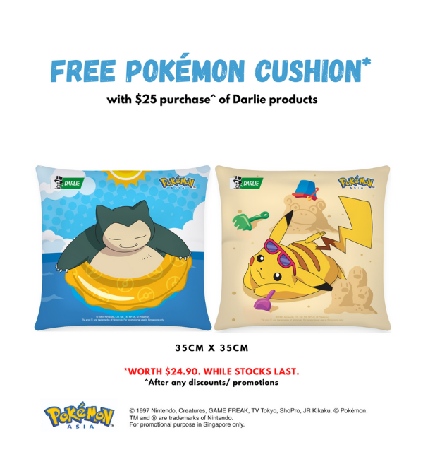 darlie pokemon cushions