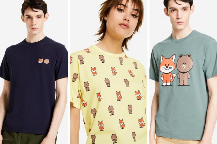 The LINE FRIENDS Collab With Maison Kitsuné Is An Adorable Pairing
