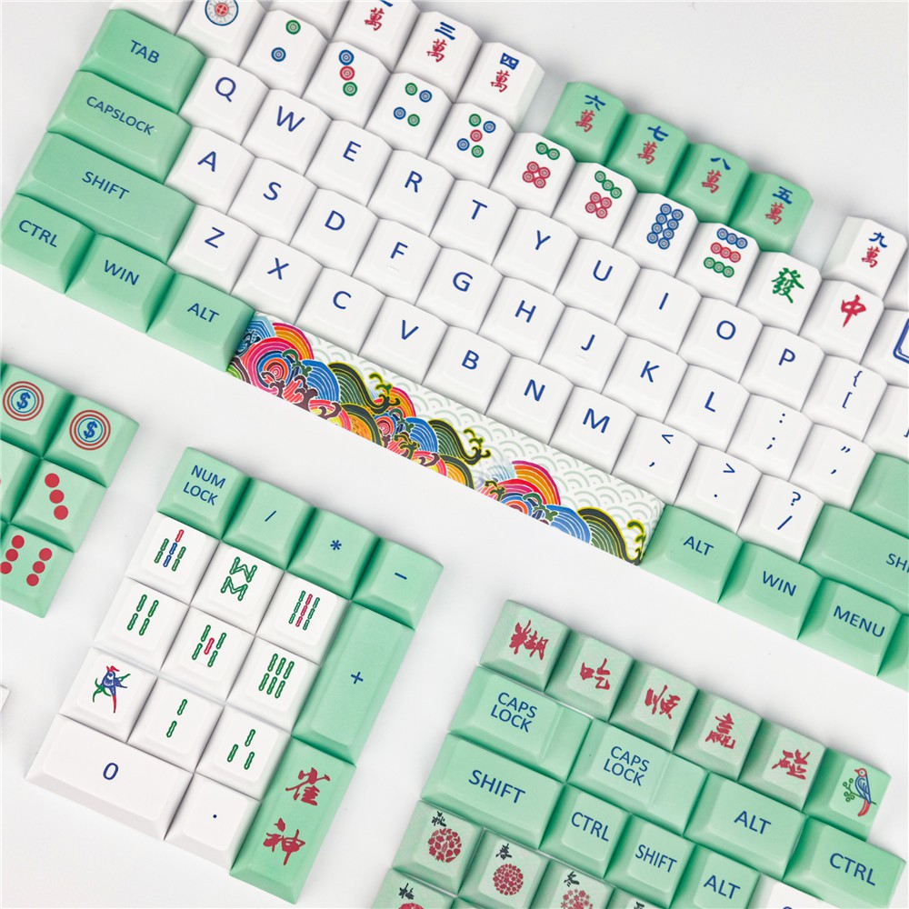 mahjong key caps