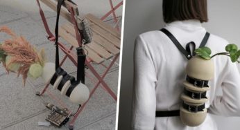 This Ceramic Designer Made A Wearable Plant Vase So You Can Literally Be Green On The Go