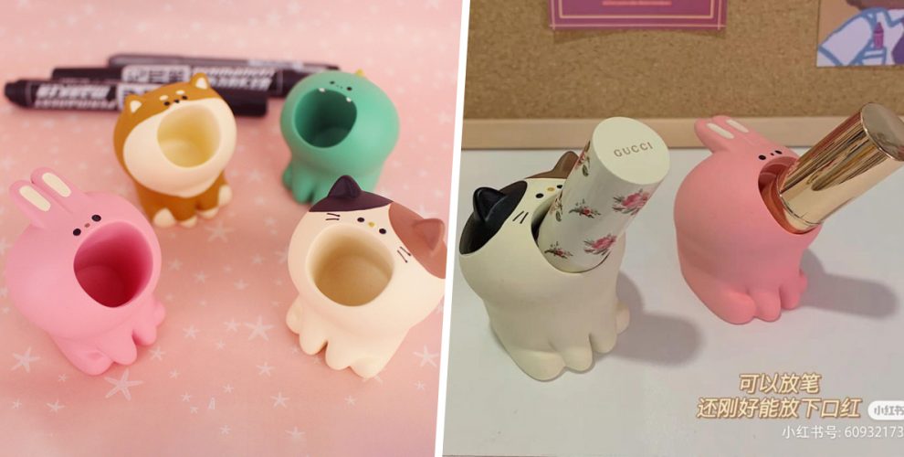 These Animal Lipstick Holders Are Cute Additions To Your Desk