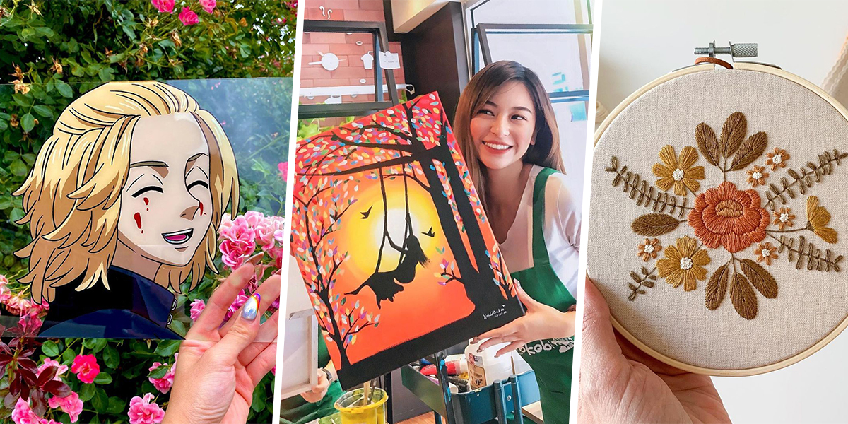 10 Art Therapy Ideas You Can Do For Some Self-Care At Home Under $60, Like Art Jamming & Crocheting