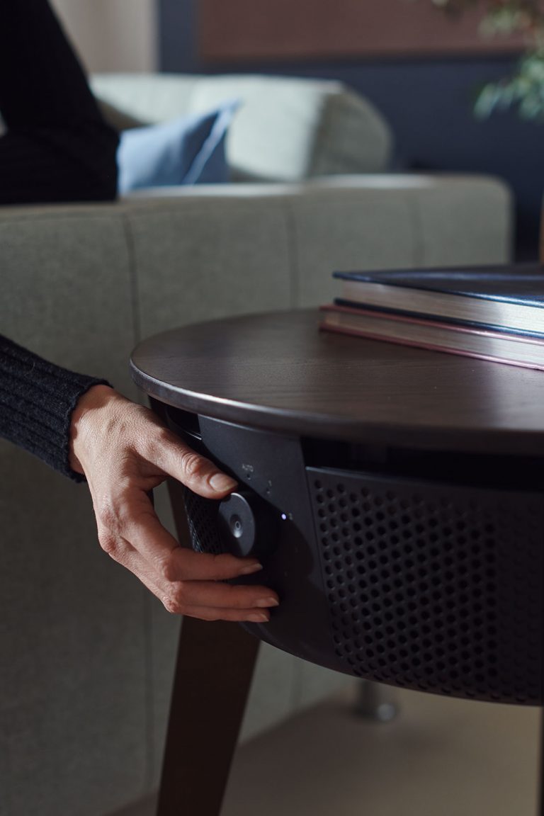 IKEA’s New Smart Air Purifier Doubles As A Bedside Table