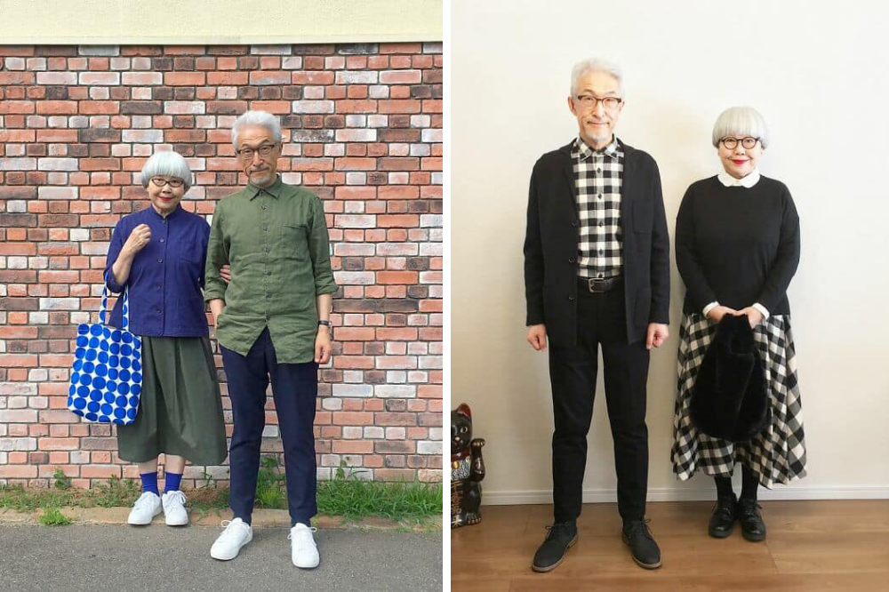 Meet a Japanese Couple Who've Been Married for 43 Years and Always Dress in Matching  Outfits / Bright Side