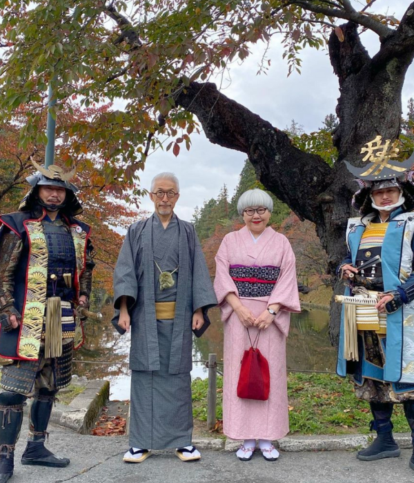 Meet a Japanese Couple Who've Been Married for 43 Years and Always Dress in Matching  Outfits / Bright Side