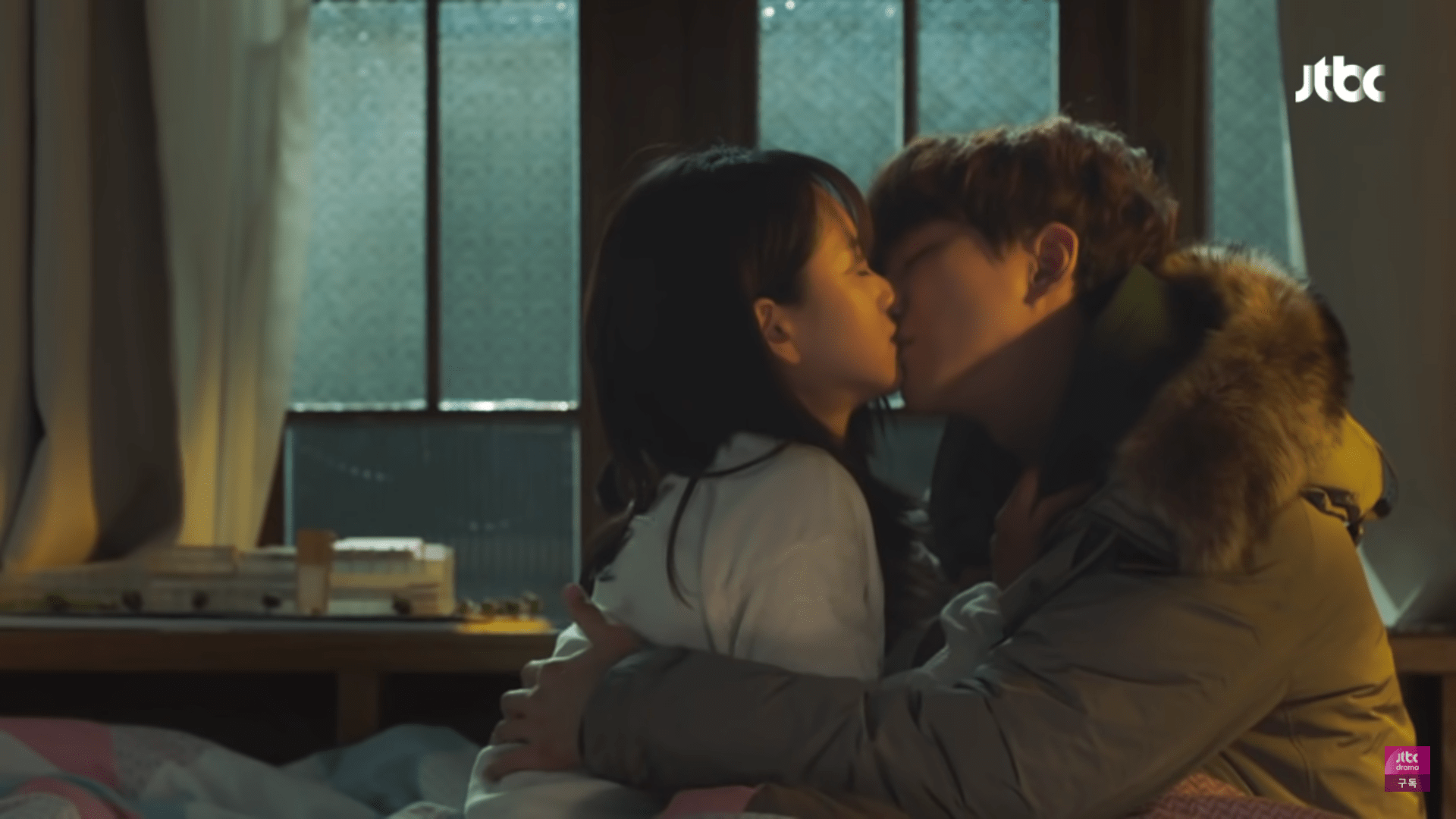 passionate love korean drama kiss