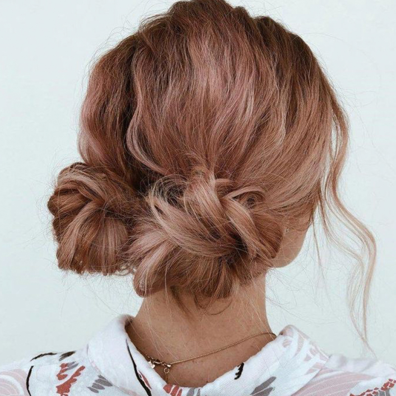 30 Flattering Bun Hairstyles for Short Hair Popular for 2023