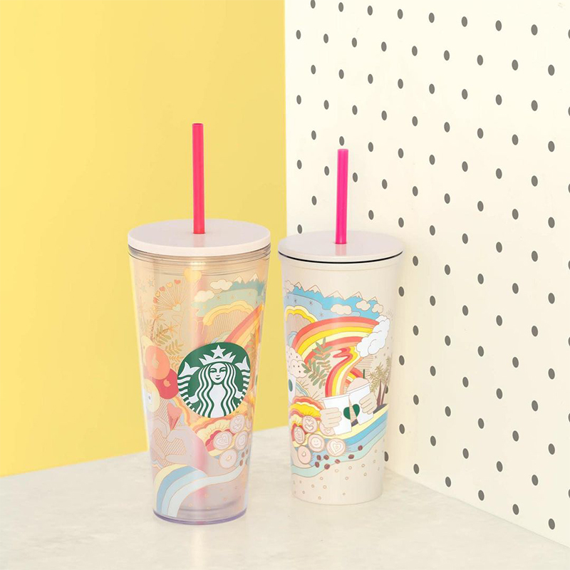 Mini 16oz Starbucks cold cups ****SET OF 3***