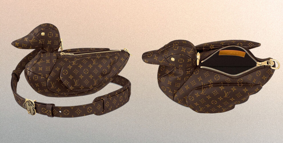 Louis Vuitton duck bag, what y'all think? Not sure if an exclusive or a  custom : r/handbags