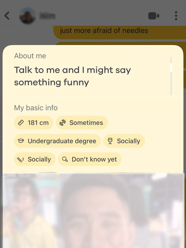 bumble bio