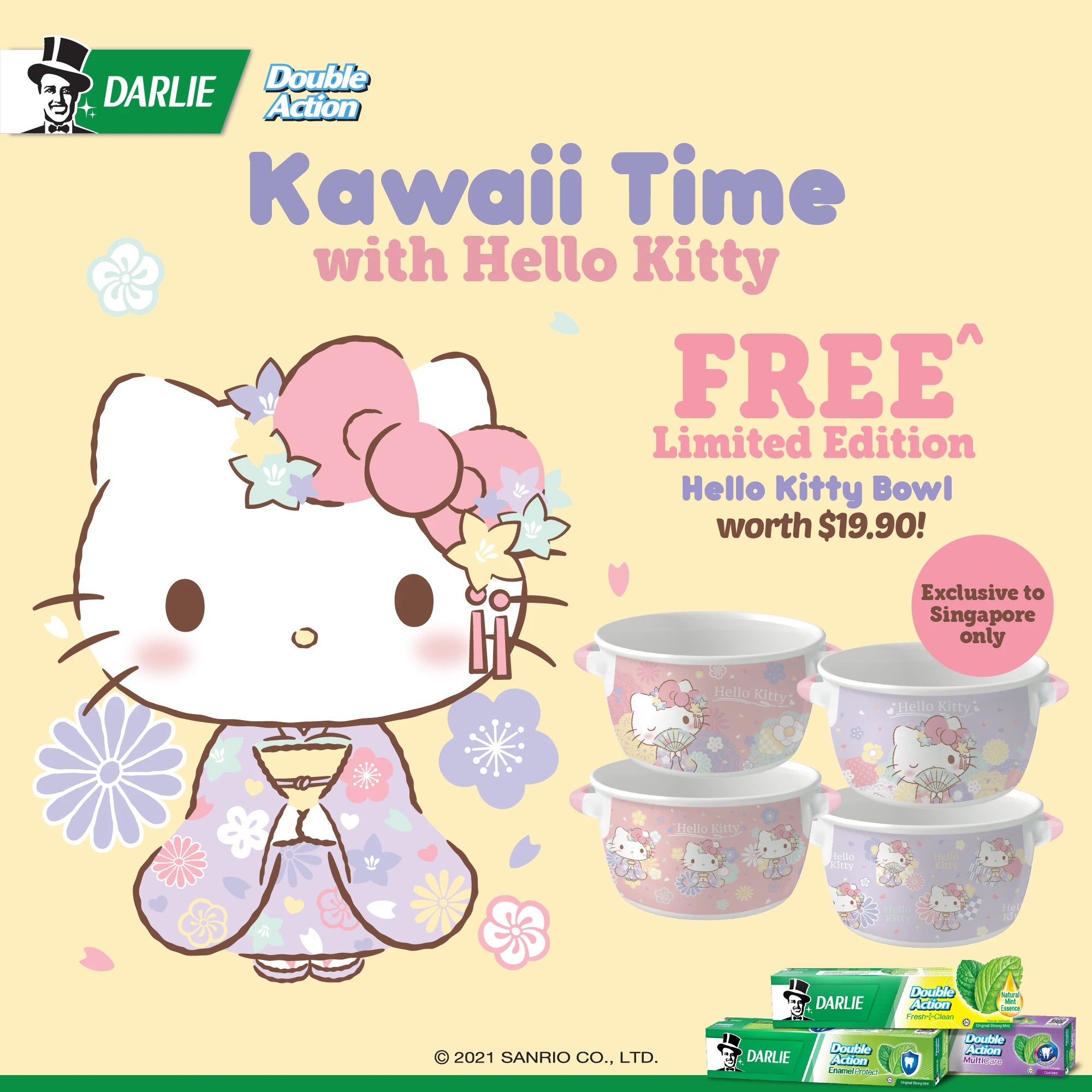 Darlie Hello Kitty Bowls