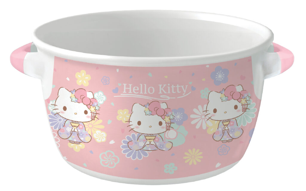 Darlie x Hello Kitty Bowls Feature Hello Kitty Wearing A Kimono
