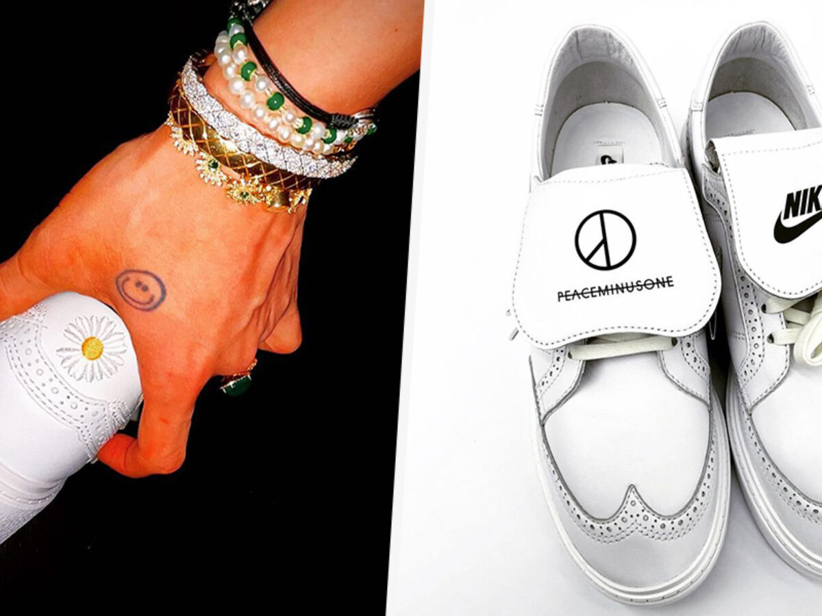 These x G-Dragon Sneakers Are Decked In White Daisies V.I.Ps