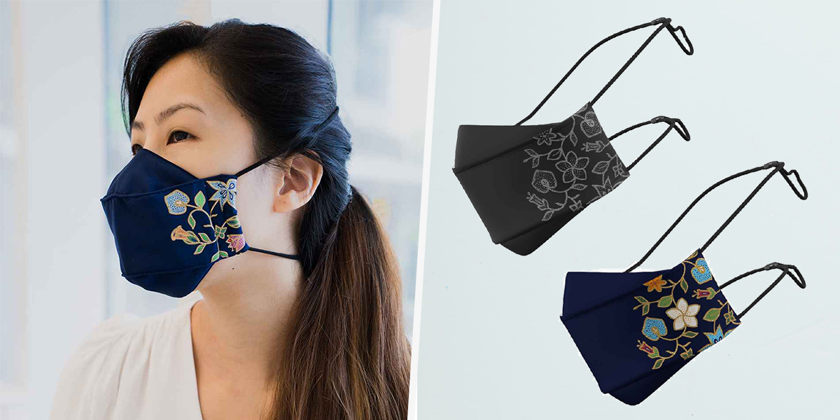 Singapore Airlines Now Has Batik Design Face Masks That Are Both Chio & Breathable