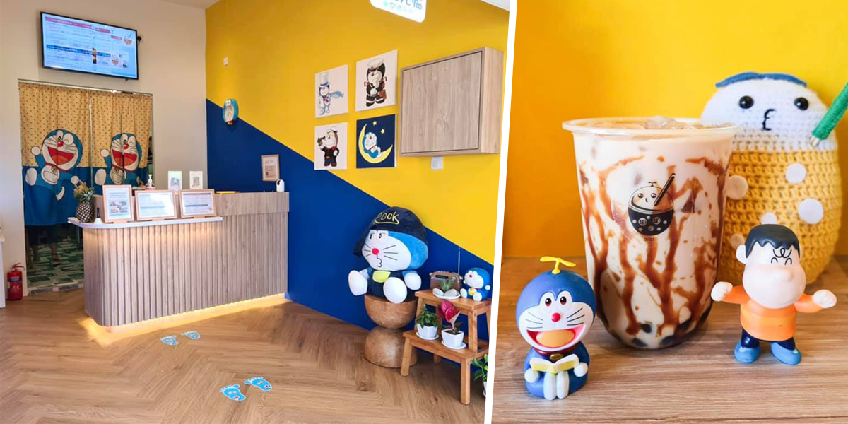 This Doraemon-Themed Bubble Tea Shop In The East Has $2 Drinks, Free Pearls & IG-Worthy Backdrops