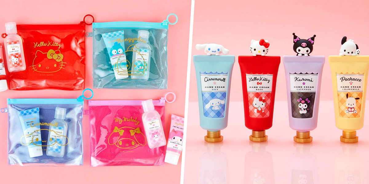 This Sanrio Makeup Set Has Lip Balms & Hand Creams In Fruity Scents Inspired By The Characters